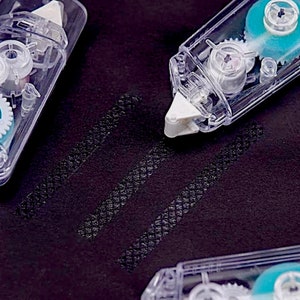 Clear Glue Tape Roller Adhesive Tape Pen Scrapbook Supplies Craft Supplies Stationery Kawaii Stationery Junk Journal Supplies image 2