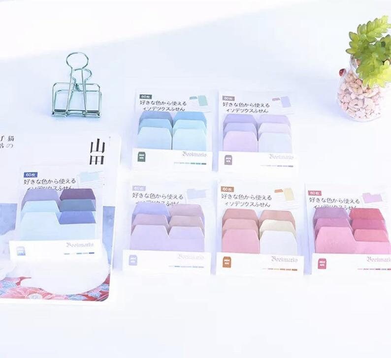 Gradient Index Tabs Pantone Planner Tabs Scrapbook Etsy