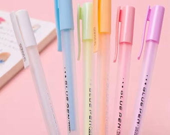 Stylo à colle - Colle à séchage rapide - Fournitures scolaires - Fournitures pour fabrication de cartes - Fournitures pour scrapbooking - Colle à papier - Papeterie kawaii - Fournitures créatives.