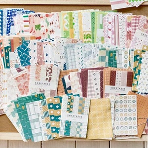 Decorative Paper - 50 Sheets - Scrapbook Supplies - Journal Supplies - Multipurpose Craft Paper - Collage Paper - Bullet Journal Supplies