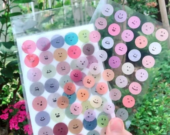 Emotion Washi Stickers - 6 Sheets - Journal Supplies - Scrapbook Supplies - Bujo Supplies - Reward Chart Stickers - Teacher Stickers