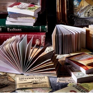 Serie Fragments Of Old Dreams - 8 TEMI - Set da 50 adesivi - Forniture per album di ritagli - Multiuso - Forniture per artigianato - Libro di adesivi - Collage