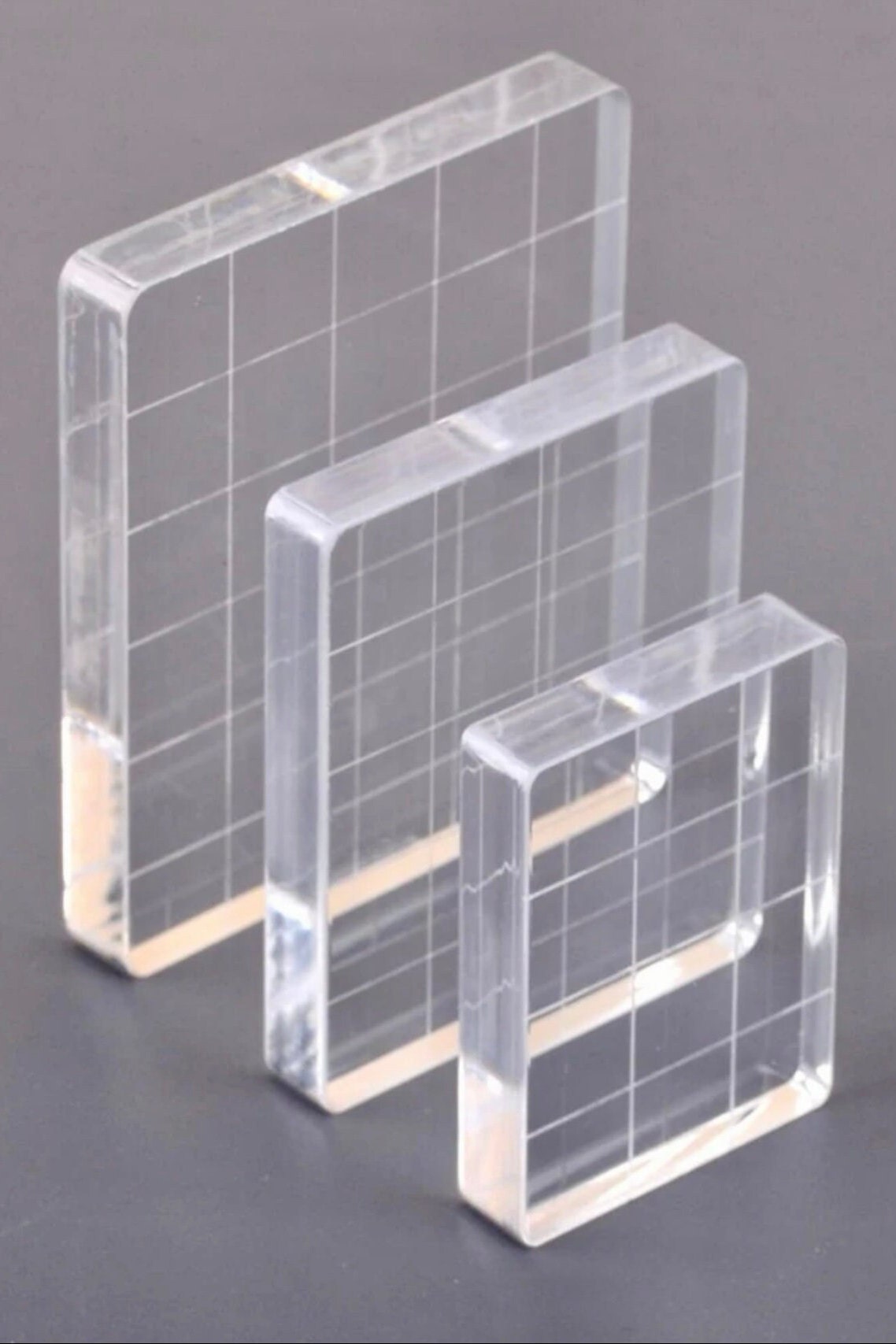 Large Clear Acrylic Stamp Block – Business Development Team
