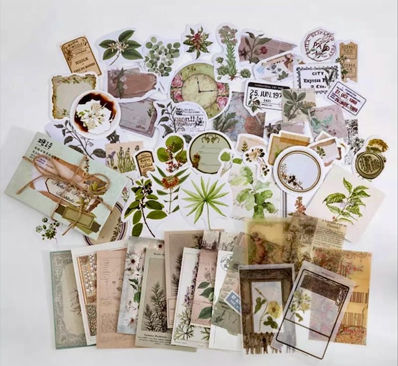 Scrapbooking Bundle - 8 DIFFERENT THEMES - Junk Journal Set - Scrapbook Supplies - Creative Journaling - Craft Supplies - Scrapbook Set