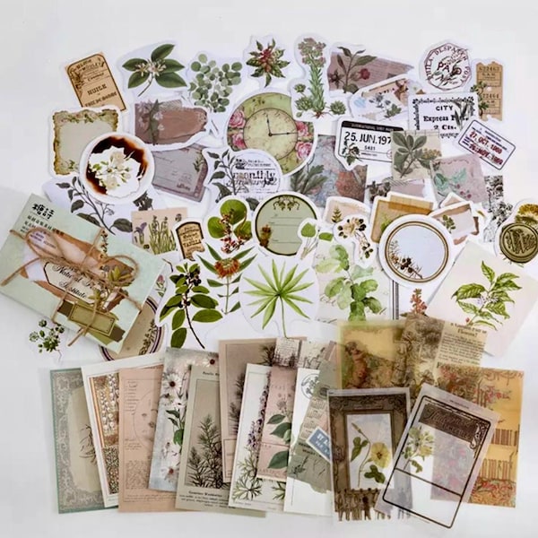 Scrapbooking Bundle - 8 DIFFERENT THEMES - Junk Journal Set - Scrapbook Supplies - Creative Journaling - Craft Supplies - Scrapbook Set