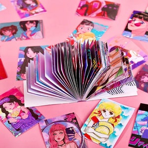 Anime Vol. Série 2 - Stickers décoratifs - Fournitures pour scrapbooking - Fournitures créatives pour enfants - Stickers dessins animés - Fournitures pour cartes