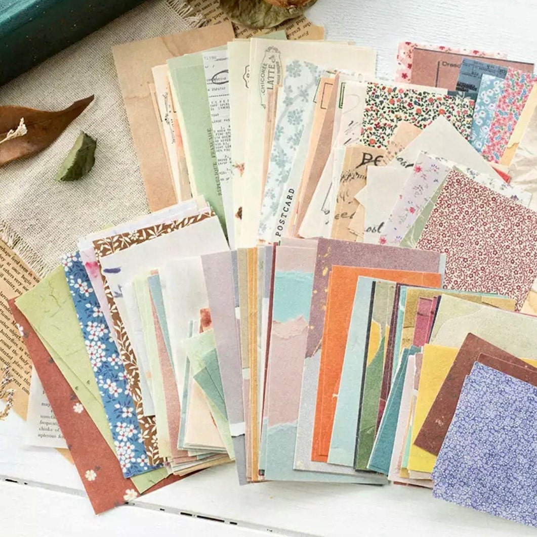 Scrapbook Decorative Paper 6 Styles Vintage Style Paper Etsy UK