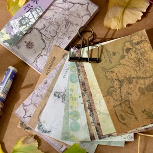 Scrapbook Paper - Decorative Paper - 5 THEME CHOICES - Ticket Paper - Creative Journalling - Junk Journal Supplies - Collage Paper - Craft