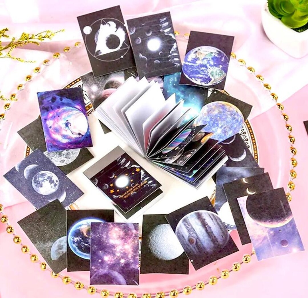 thumbnail image 2 of ZXMNBH 20 Pcs/Pack Stars PET Stickers For Scrapbooking Kit Waterproof Clear Sticker Junk Journaling Supplies Journals Diary Planner Collage Laptop Paper Crafts 2 of 9