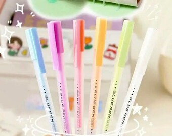 Glue Pen - School Supplies - Scrapbook Supplies - Office Supplies - Craft Supplies - Adhesive Pen - Student Supplies - Kawaii Stationery