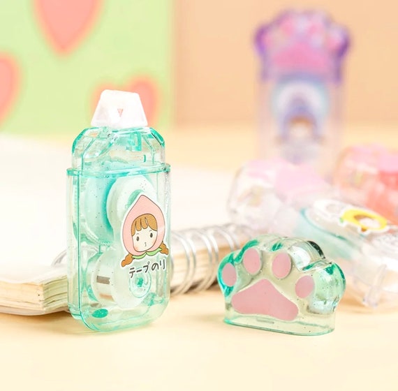 Cat Paw Roller Glue - Stationery Supplies - Kawaii Stationery - Scrapbooking Supplies - Craft Supplies - School Supplies - Collage Supplies