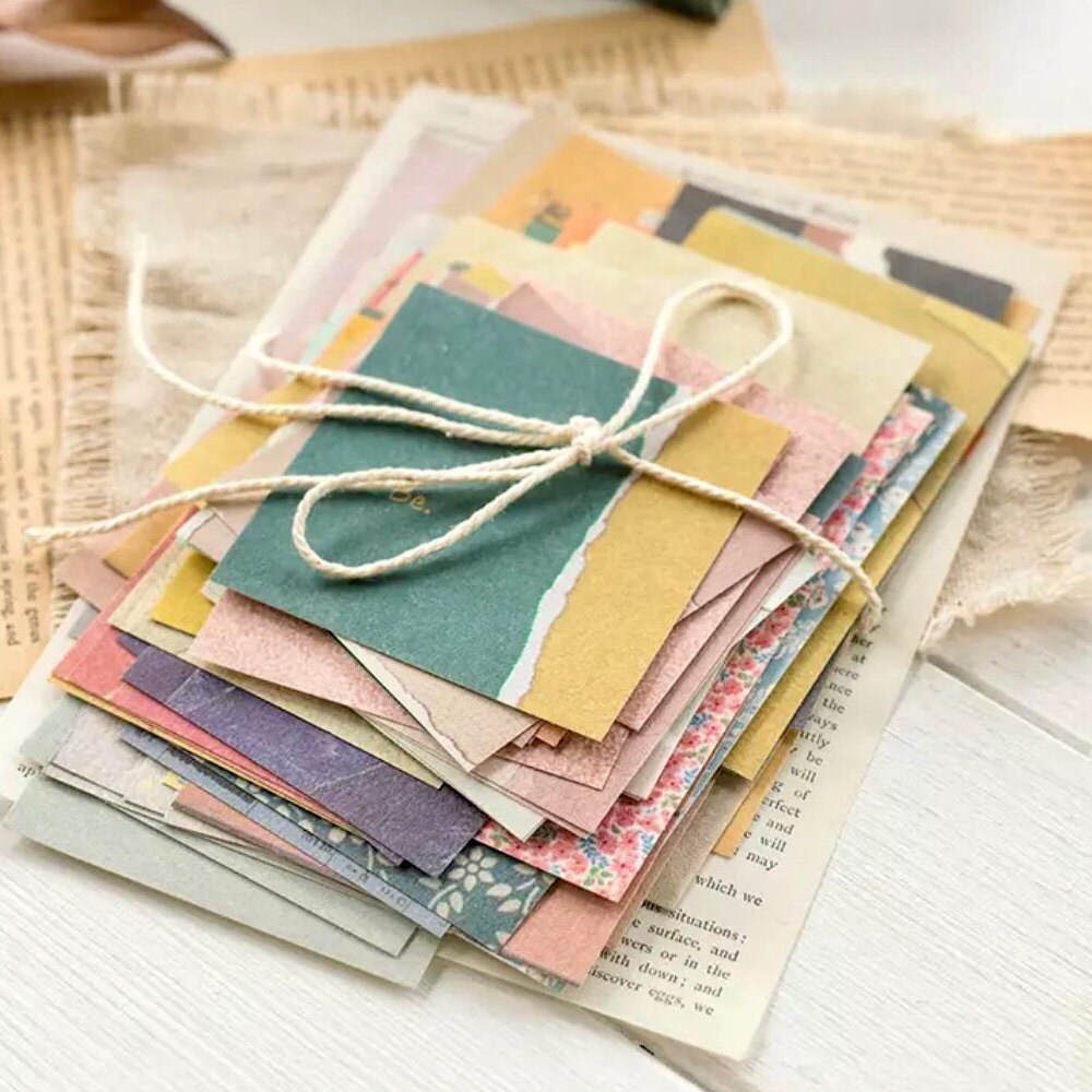 Scrapbook Decorative Paper 6 Styles Vintage Style Paper Etsy UK