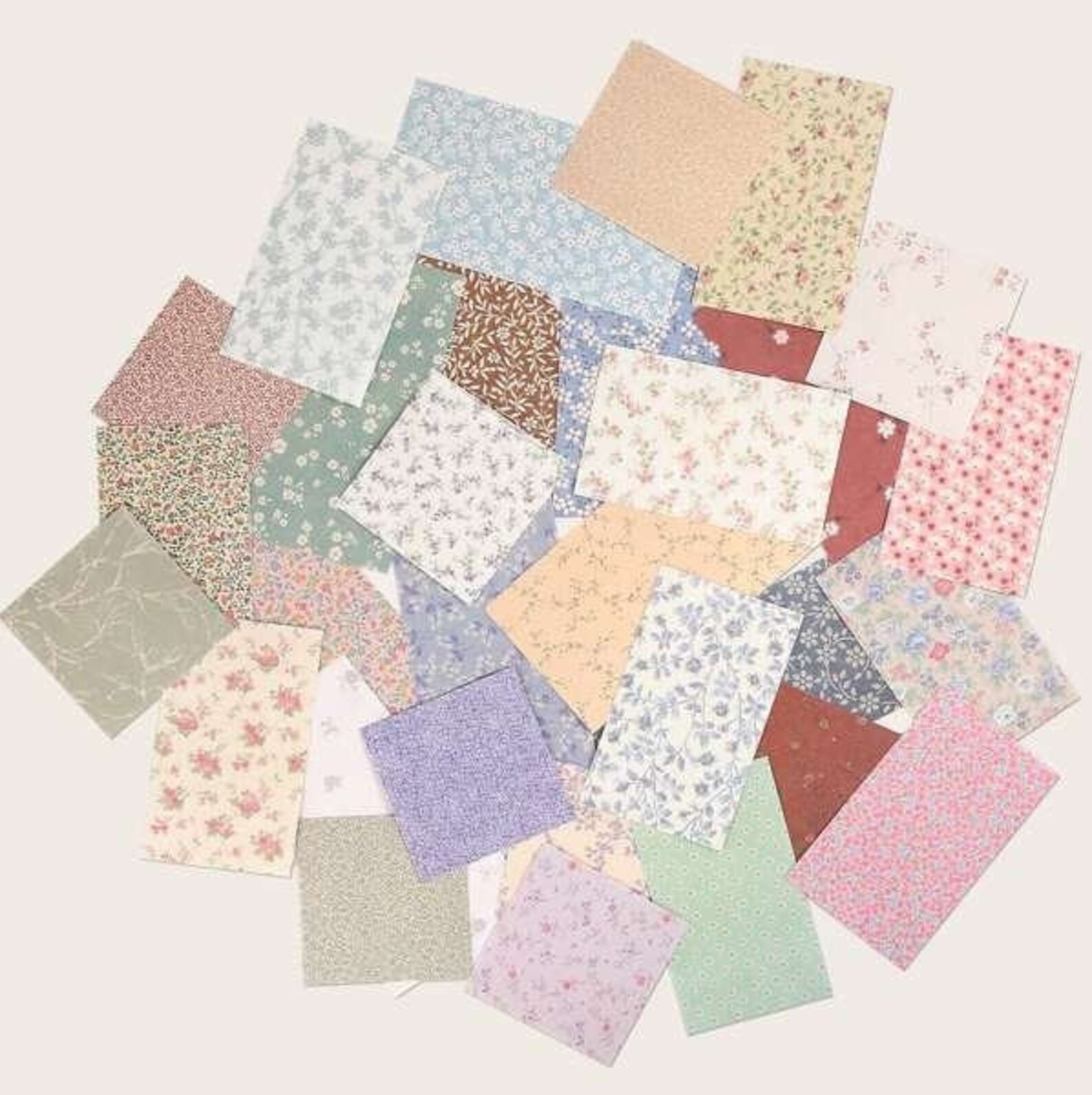 Scrapbook Decorative Paper 6 Styles Vintage Style Paper Etsy UK