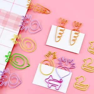 Fermacarte sagomati - Cancelleria divertente - Cancelleria kawaii - Regali per insegnanti - Forniture scolastiche - Regali di cancelleria - Forniture per scrivania - Fermacarte per diario