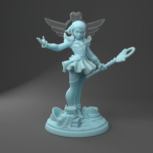 Alica the Love Cleric , Twin Goddess Miniatures , Tabletop RPG , DnD , Pathfinder , 3D Printed Miniatures