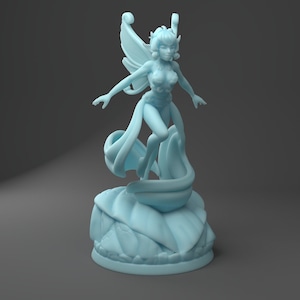 Glinta the Fairy , Twin Goddess Miniatures , Tabletop RPG , DnD , Pathfinder , 3D Printed Miniatures