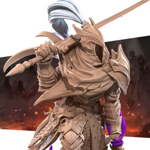 Arty, The Fallen Knight, , Bite the Bullet , Tabletop RPG , DnD , Pathfinder , 3D Printed Miniatures