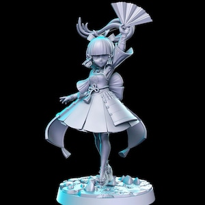 Ayaka, Human Female  Bard, Dancer  , RN Estudio , Tabletop RPG , DnD , Pathfinder , 3D Printed Miniatures |