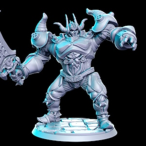 Dreston, Construct, Golem, Robot, Automaton , RN Estudio , Tabletop RPG , DnD , Pathfinder , 3D Printed Miniatures |