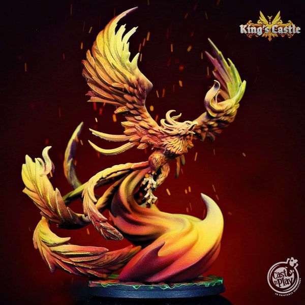 Pheonix, King's Castle , Cast n Play , Tabletop RPG , DnD , Pathfinder , 3D Printed Miniatures