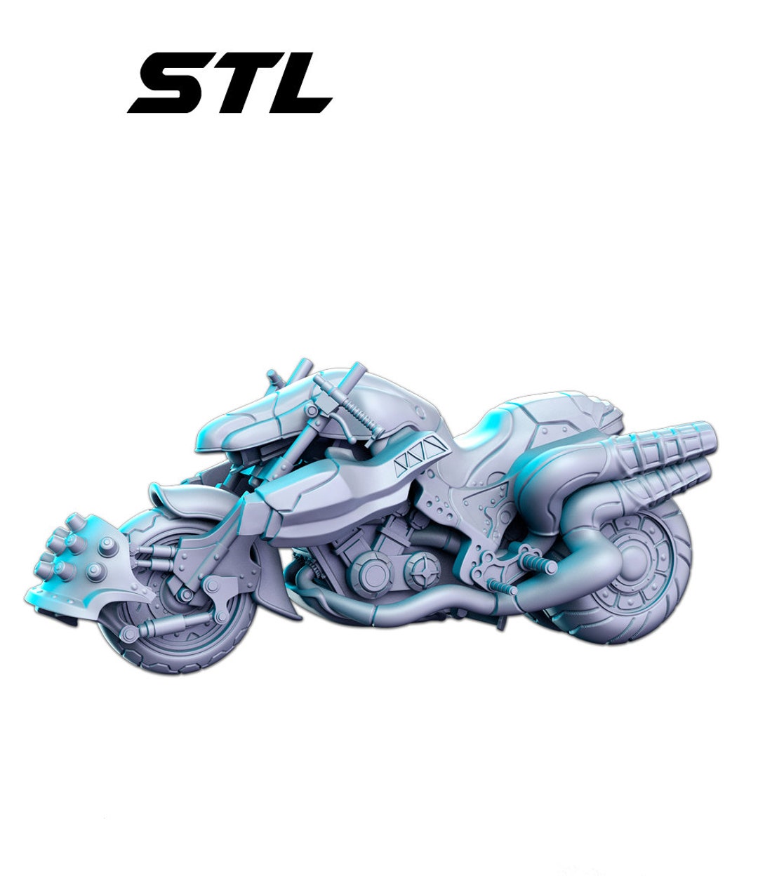 Daytona Motorcycle , RN Estudio, Tabletop RPG , Dnd , Pathfinder , 3D