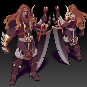 Dragon Paladin,  Caldormu, Twin Goddess Miniatures , Tabletop RPG , DnD , Pathfinder , 3D Printed Miniatures