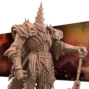 The Knight, 32mm 3D Printed Miniature, Dungeons and Dragons, Pathfinder, Wargaming  Tabletop RPG