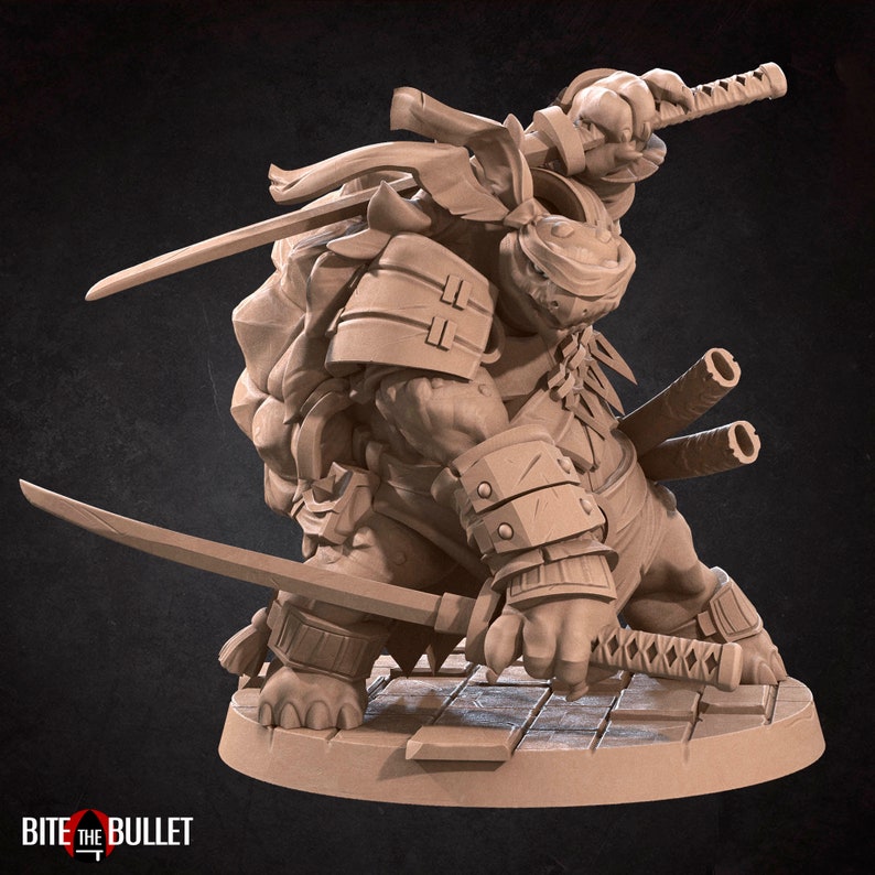 Leonardo the Tortle Ninja Bite the Bullet Tabletop RPG Etsy