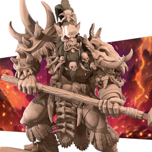 Tanish The Shaman , 3D Printed miniature for Tabletop RPGs Dungeons and Dragons, Pathfinder, Wargaming