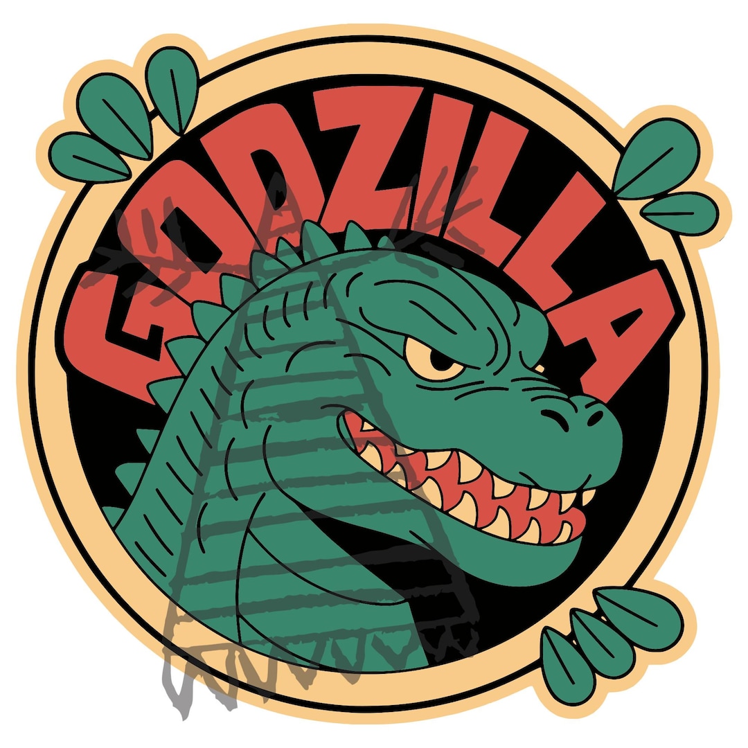 Godzilla Logo Art | SVG, PNG, PSD (digital File) - Etsy