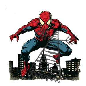 Super-herói do Homem-Aranha SVG | Marvel PNG, arquivo digital PSD | Arte de alta qualidade para artesanato e projetos