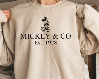 Mickey Co Sweatshirt - Etsy