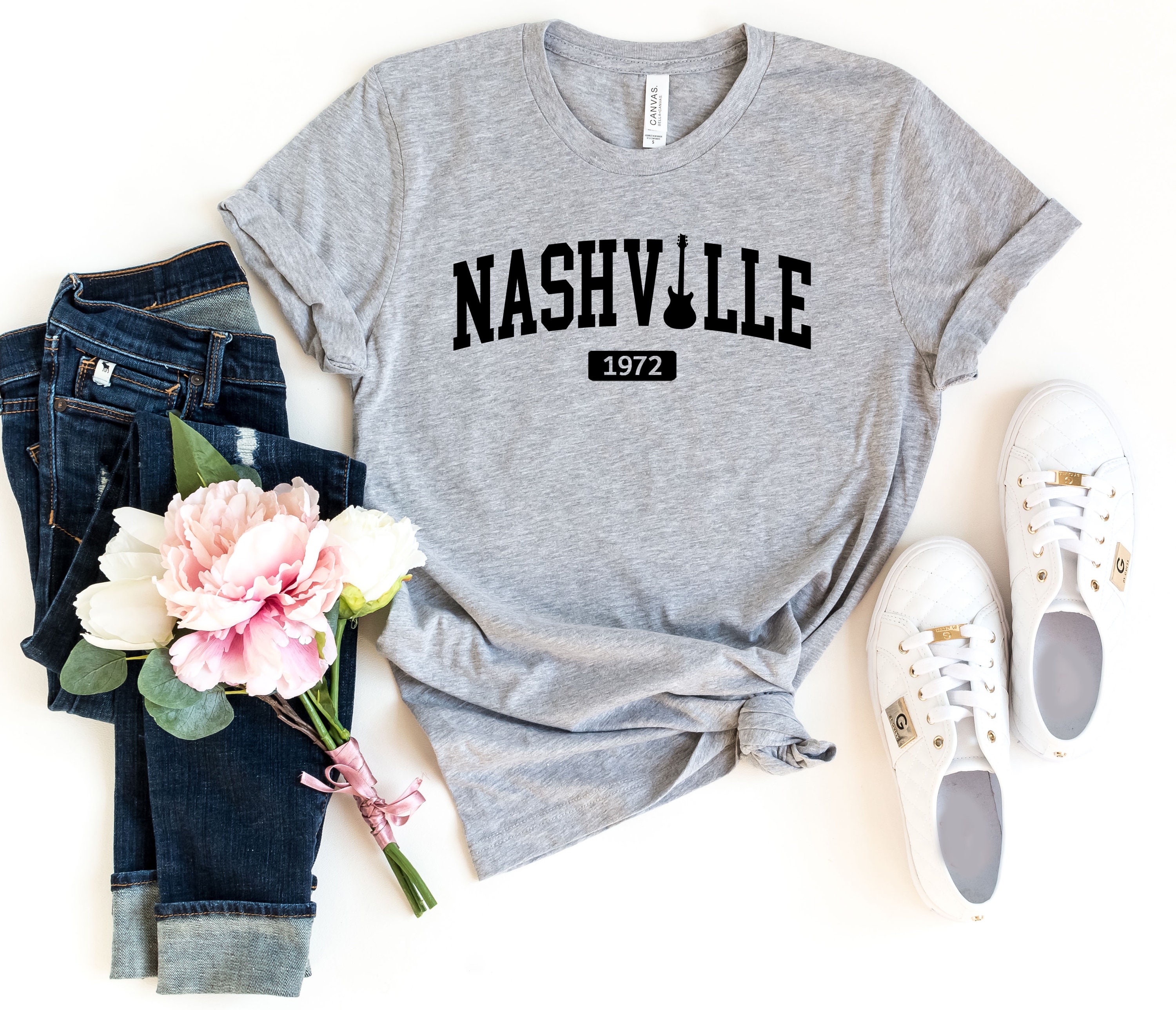 Discover Nashville Tee, Nashville T-shirt, Music City, Tennessee T-Shirt