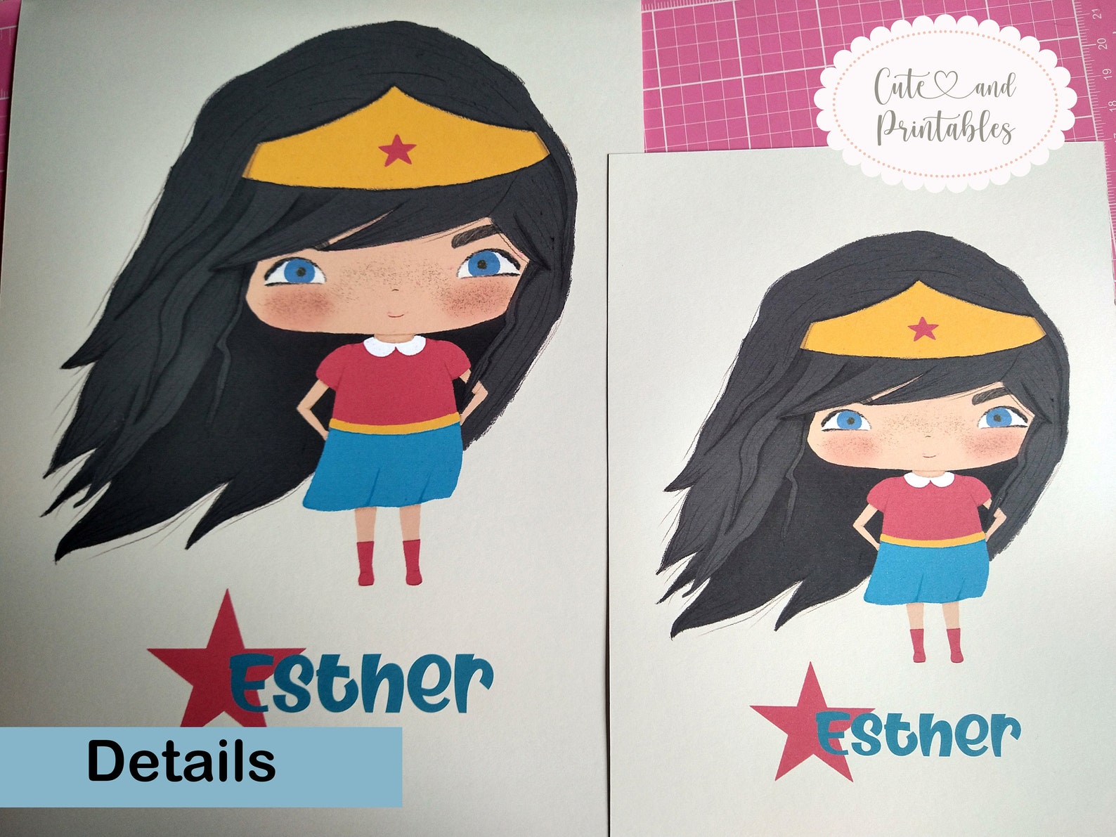 Wunderfrau Superheld Drucke SuperheldEn Wandkunst Superheld | Etsy