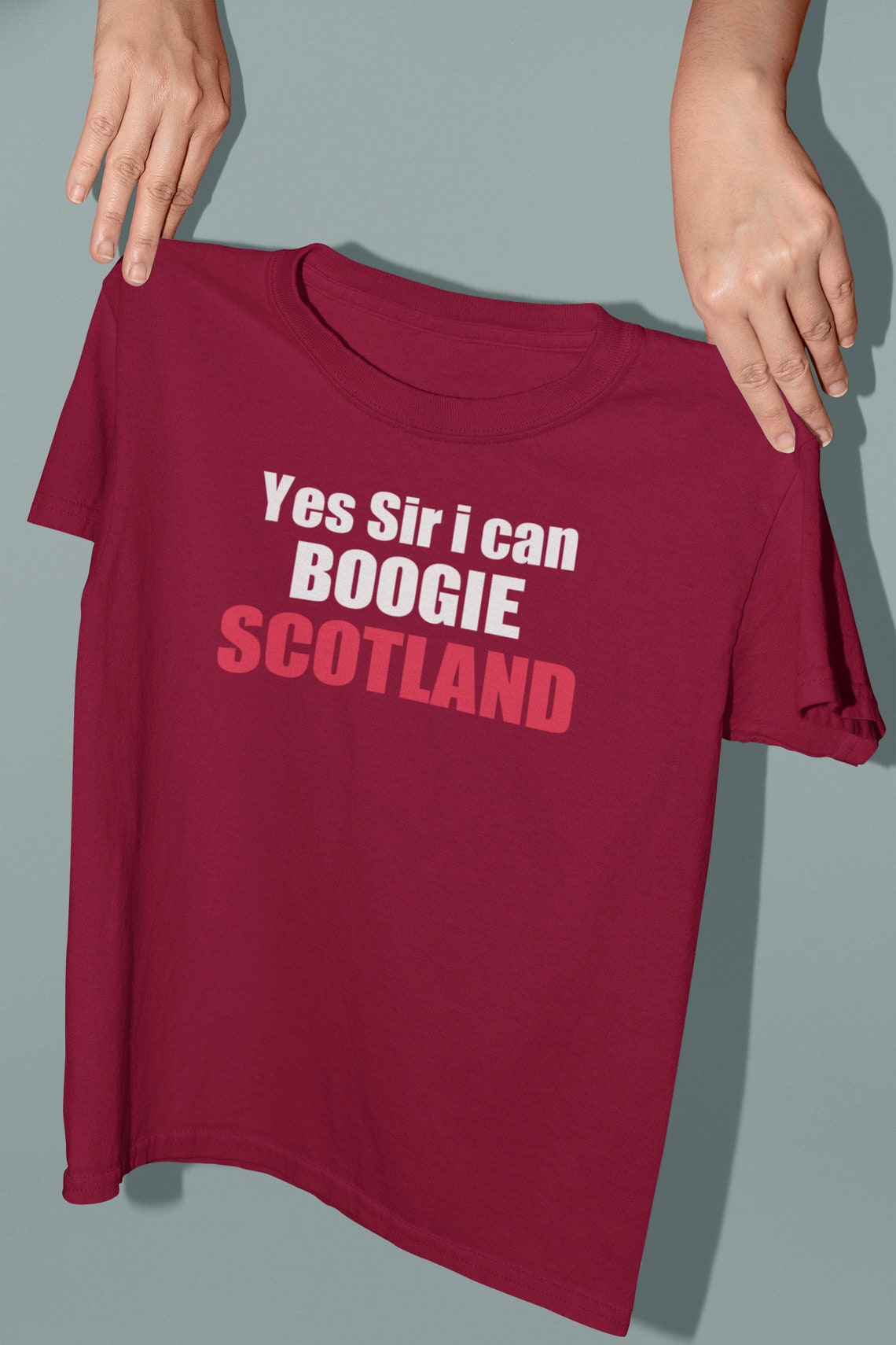 Yes Sir I can Boogie TShirt Scotland Football TShirt Etsy