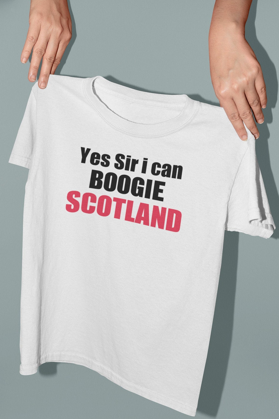 Yes Sir I can Boogie TShirt Scotland Football TShirt Etsy