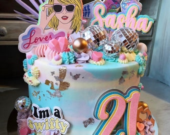 Taylor Swift Cake Topper Set! Birthday / Personalised / Custom / Decoration / Party