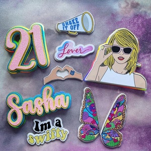 Taylor Swift Cake Topper Set Birthday / Personalised / Custom / Decoration / Party image 4