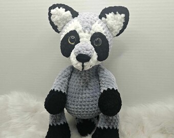 Wasbeer Amigurumi patroon
