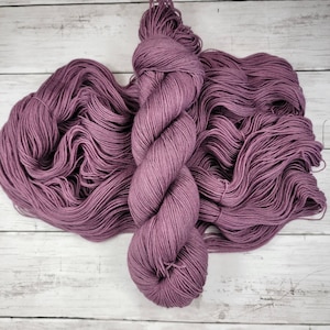 Raven Kindness 1.6, Hand Dyed Yarn, DK Weight, Tonal Yarn, Superwash Merino Wool