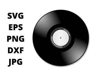 vinyl record clipart etsy