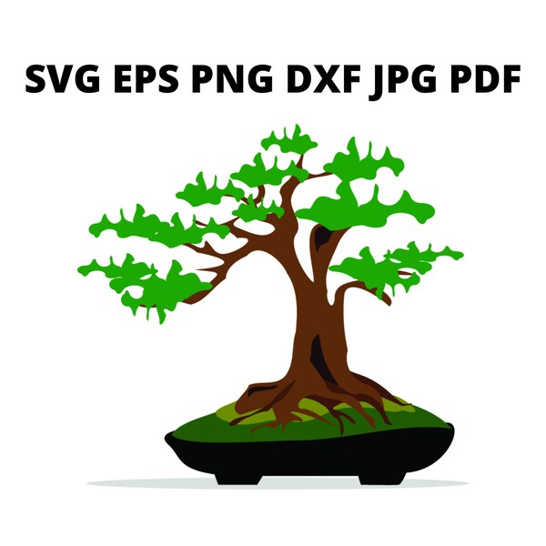 Bonsai Tree Dxf File - Etsy