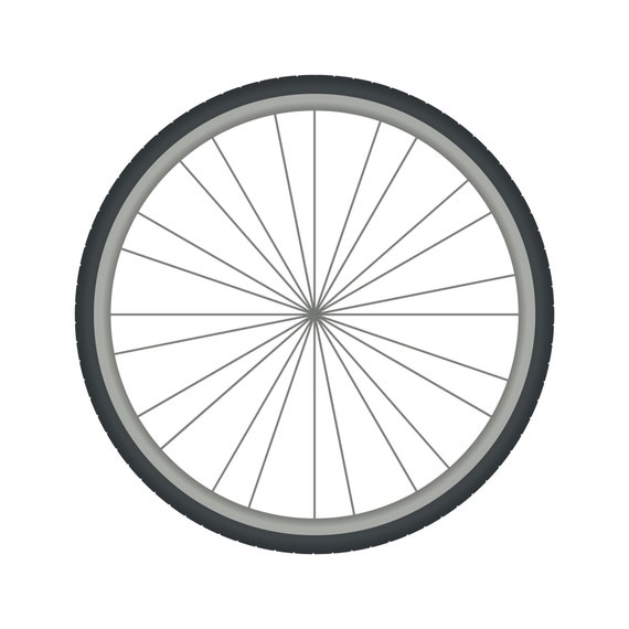 bike wheel clipart