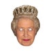 Unlimited Queens Head Face Mask Clipart, Queen Elizabeth Custom Mask A4 Download, Queen ...