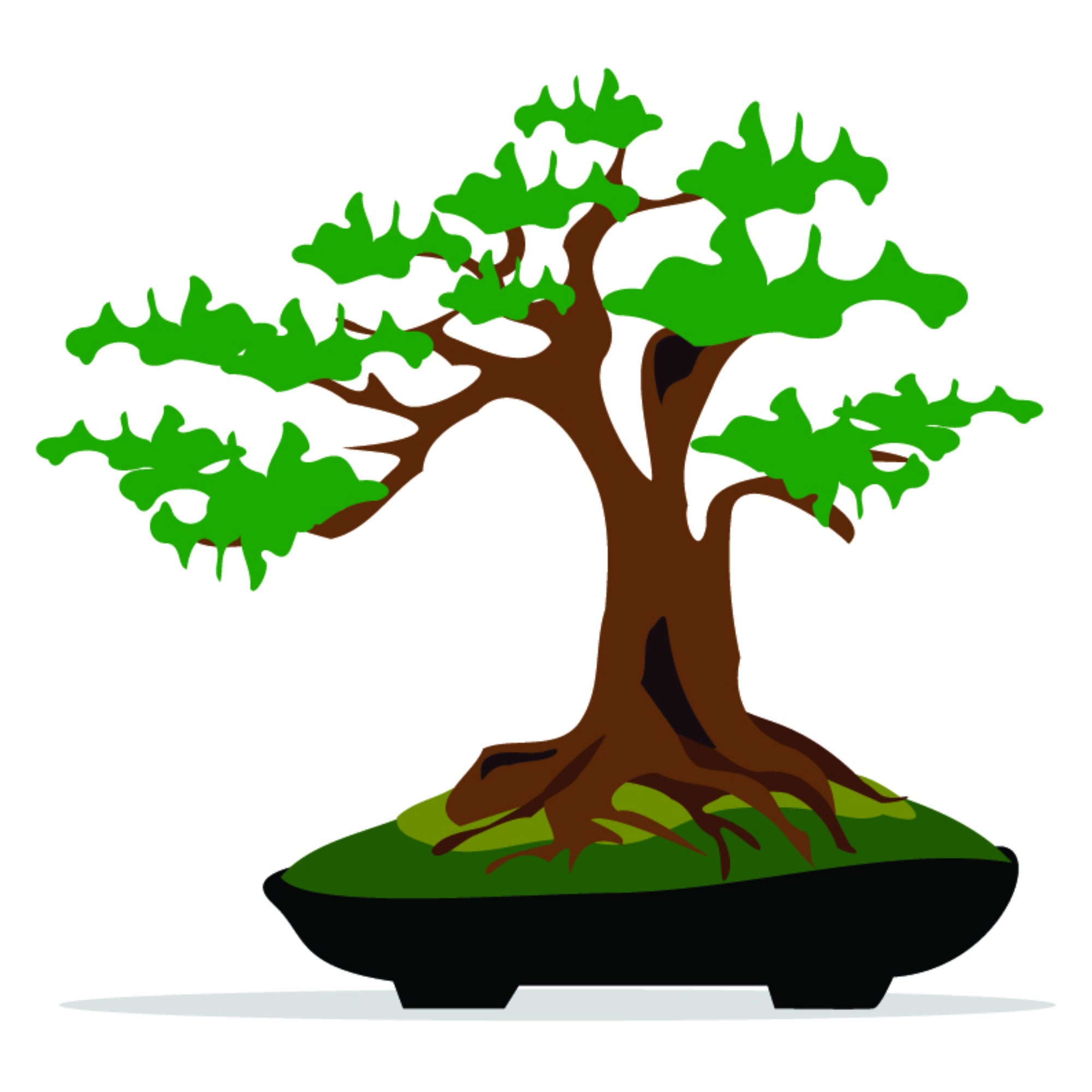 Bonsai Tree SVG Clipart, Harmony and Balance Symbol JPG Digital Download,  Japanese Plant Eps Png Dxf Pdf Printable, Fortune Tree Vector File - Etsy  Sweden