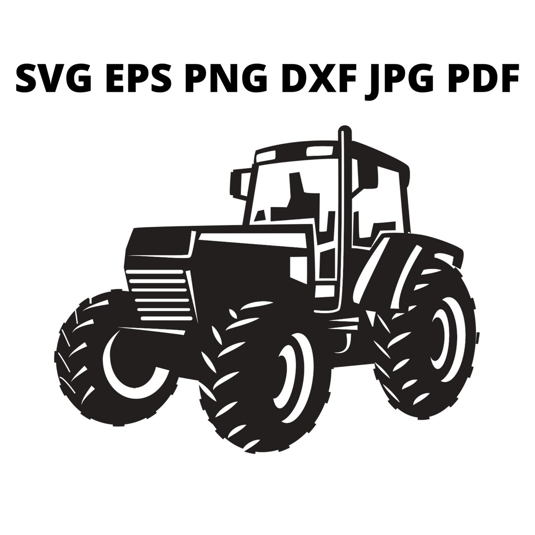 Blue Tractor PNG Transparent Images Free Download, Vector Files