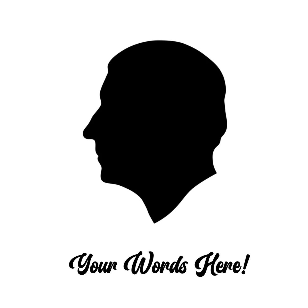 Unlimited PERSONALIZED King Charles Head Coronation A4 Printable