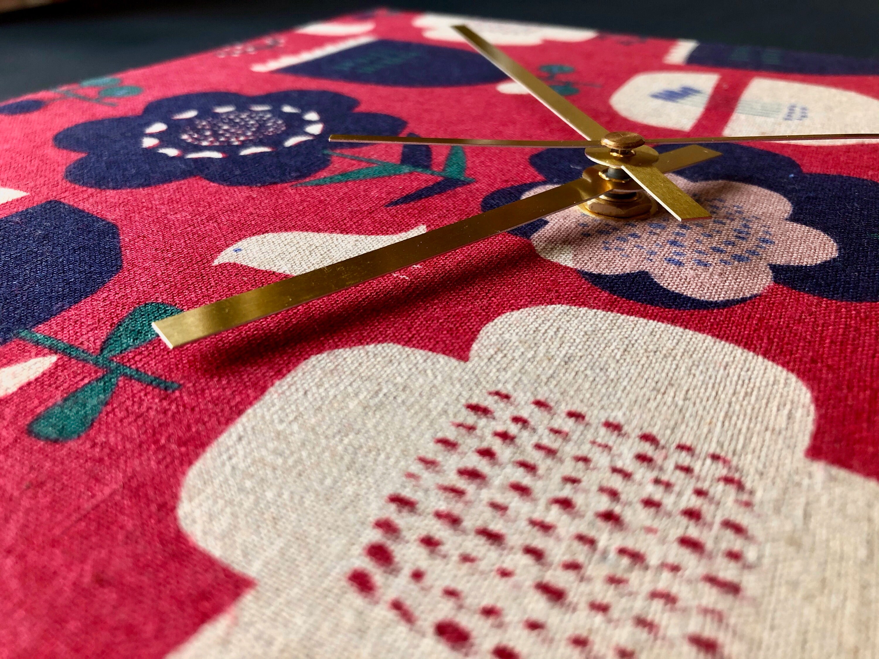 Wall Clock Large Vintage Wall Clock Wall Clock Retro Boho Etsy UK