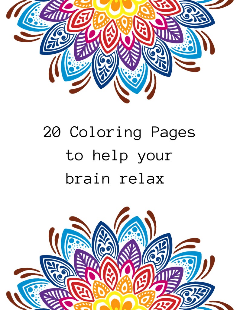 Printable Mental Health Coloring Pages Digital Download for - Etsy