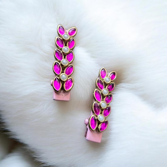 Kundan small aligator clips for kids